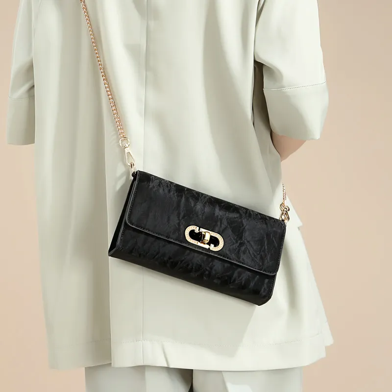 TUCANO PU Leather Crossbody Bag, Shoulder Bag Regular Women's Classic Black-5