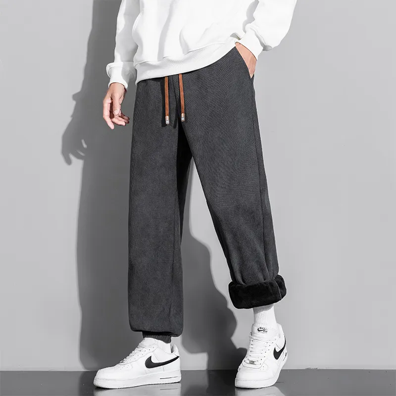EMINU Casual Pants Unisex Purple-12