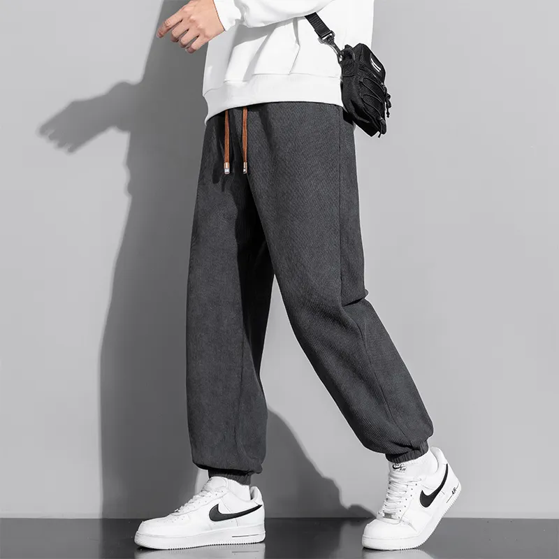 EMINU Casual Pants Unisex Purple-14
