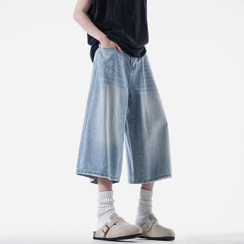 EMINU Denim Shorts Unisex-3