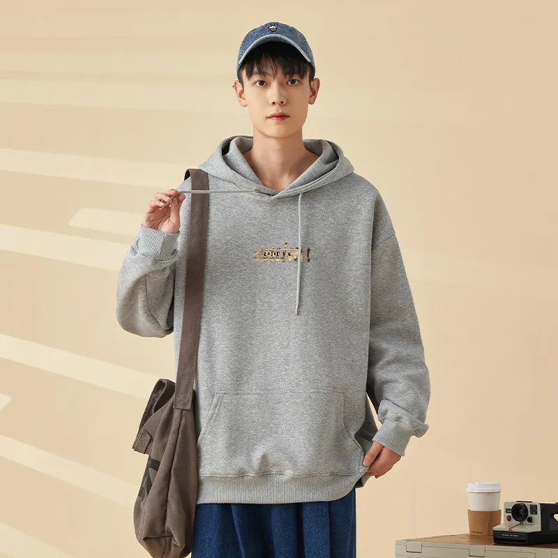 EMINU American Letter-Print Casual Sweatshirt Unisex-7