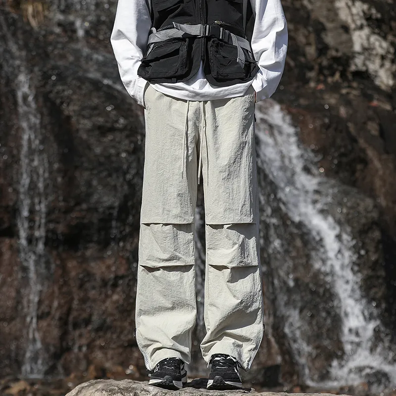 EMINU Casual Pants Unisex Black-9
