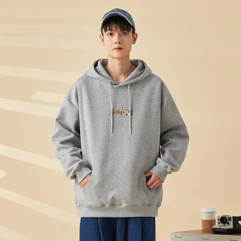 EMINU American Letter-Print Casual Sweatshirt Unisex-9