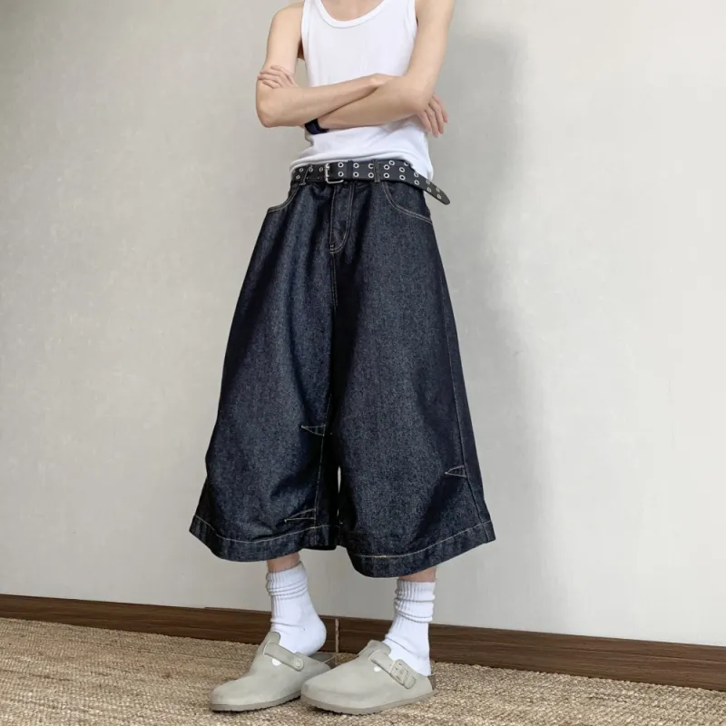 EMINU Denim Shorts Unisex-5