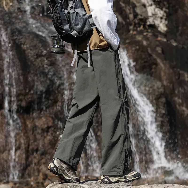 EMINU Casual Pants Unisex Black-20