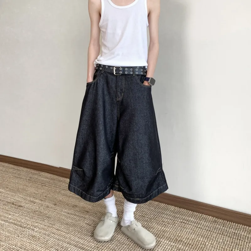 EMINU Denim Shorts Unisex-3