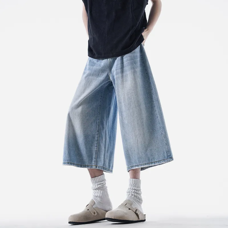 EMINU Denim Shorts Unisex-2
