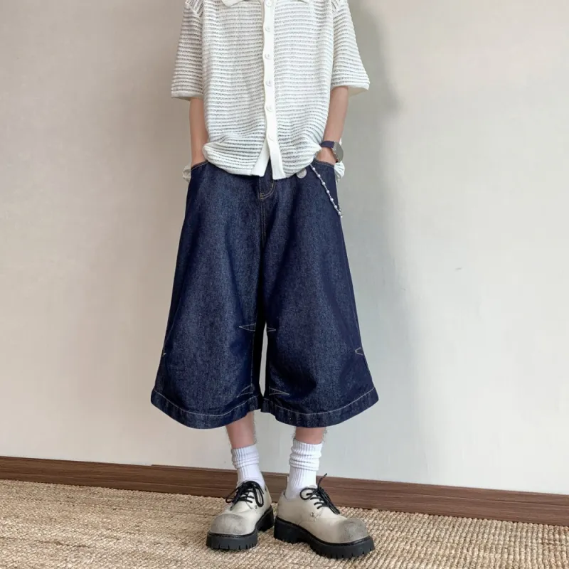 EMINU Denim Shorts Unisex-13