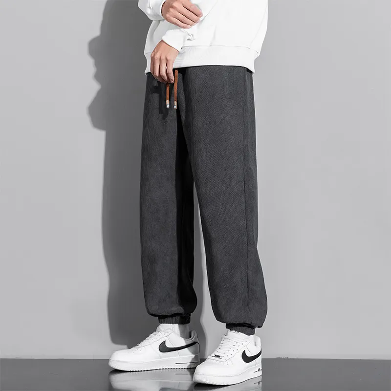 EMINU Casual Pants Unisex Purple-13