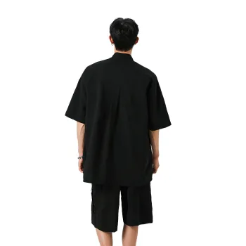 EMINU Shirt Matching Set Unisex Black