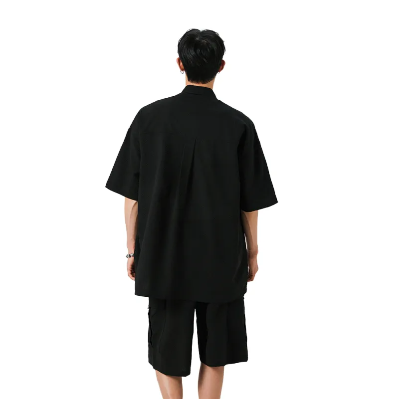 EMINU Shirt Matching Set Unisex Black-0