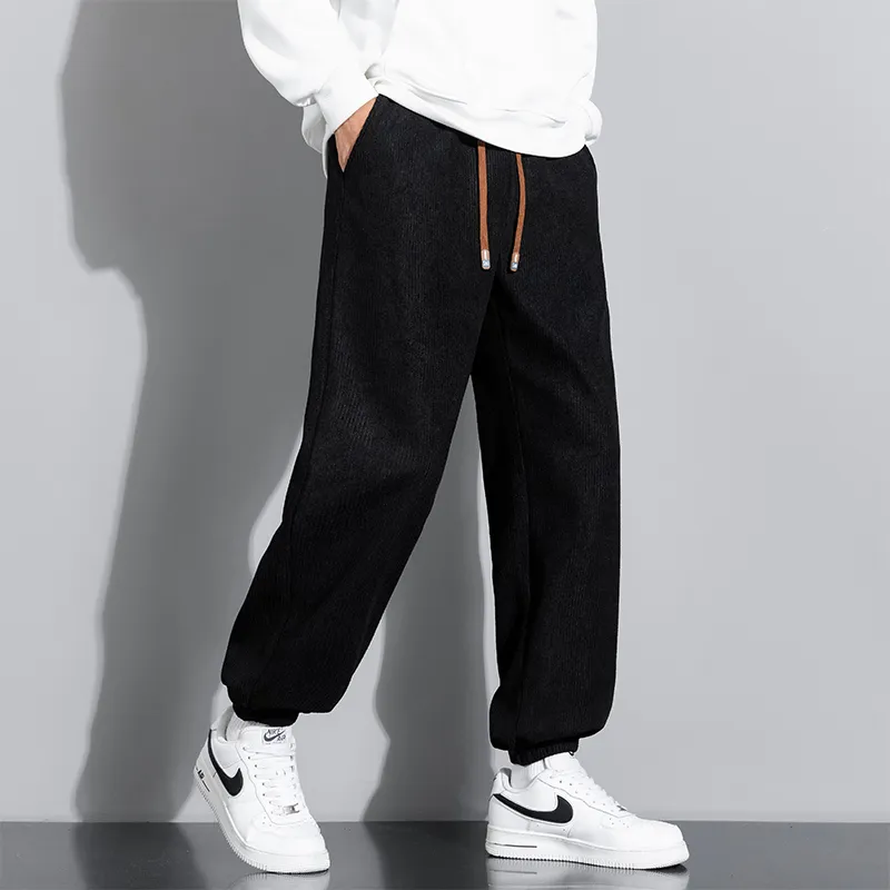 EMINU Casual Pants Unisex Purple-2