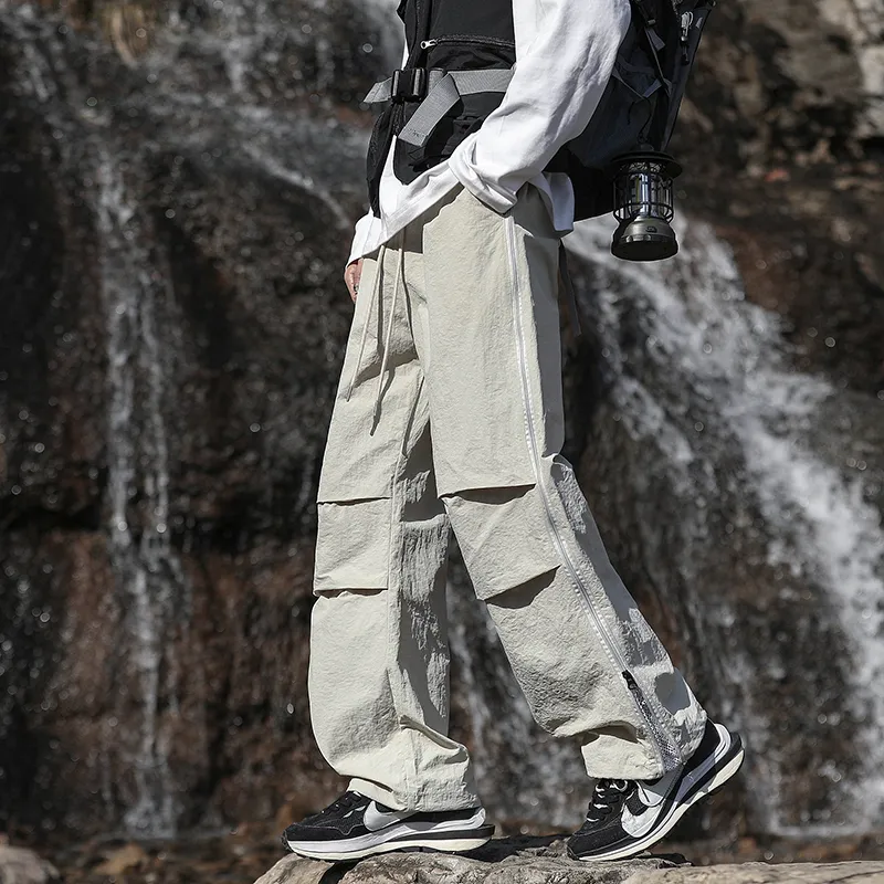 EMINU Casual Pants Unisex Black-13