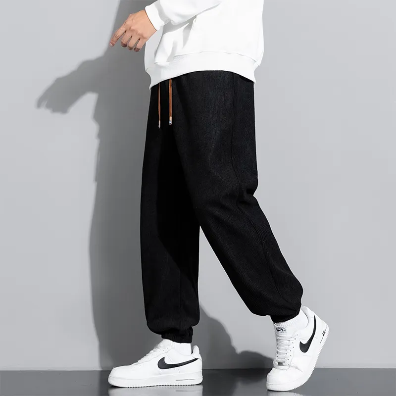 EMINU Casual Pants Unisex Purple-3