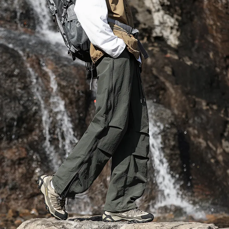 EMINU Casual Pants Unisex Black-17