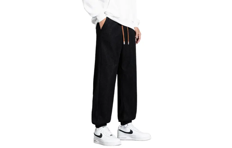 EMINU Casual Pants Unisex Purple-1