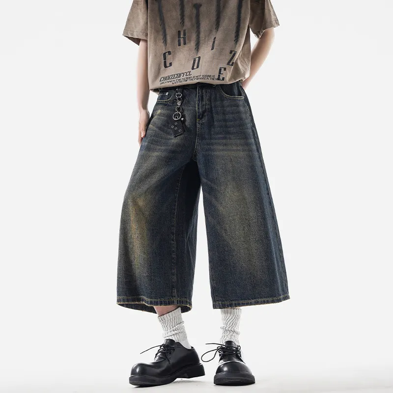 EMINU Denim Shorts Unisex-16