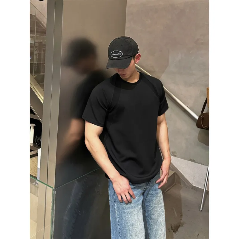 MIIRACER Minimalist Style Basic T Shirt Unisex-24