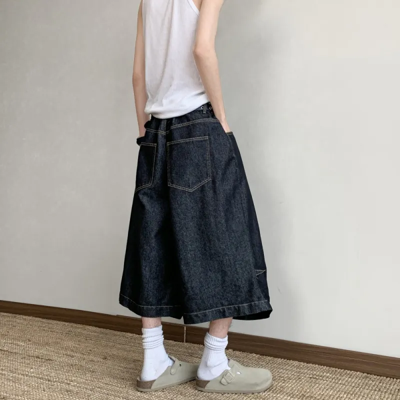 EMINU Denim Shorts Unisex-6
