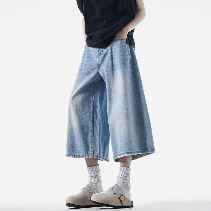 EMINU Denim Shorts Unisex-5