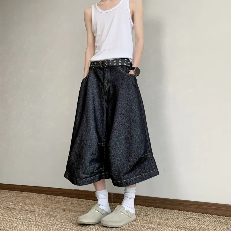 EMINU Denim Shorts Unisex-2