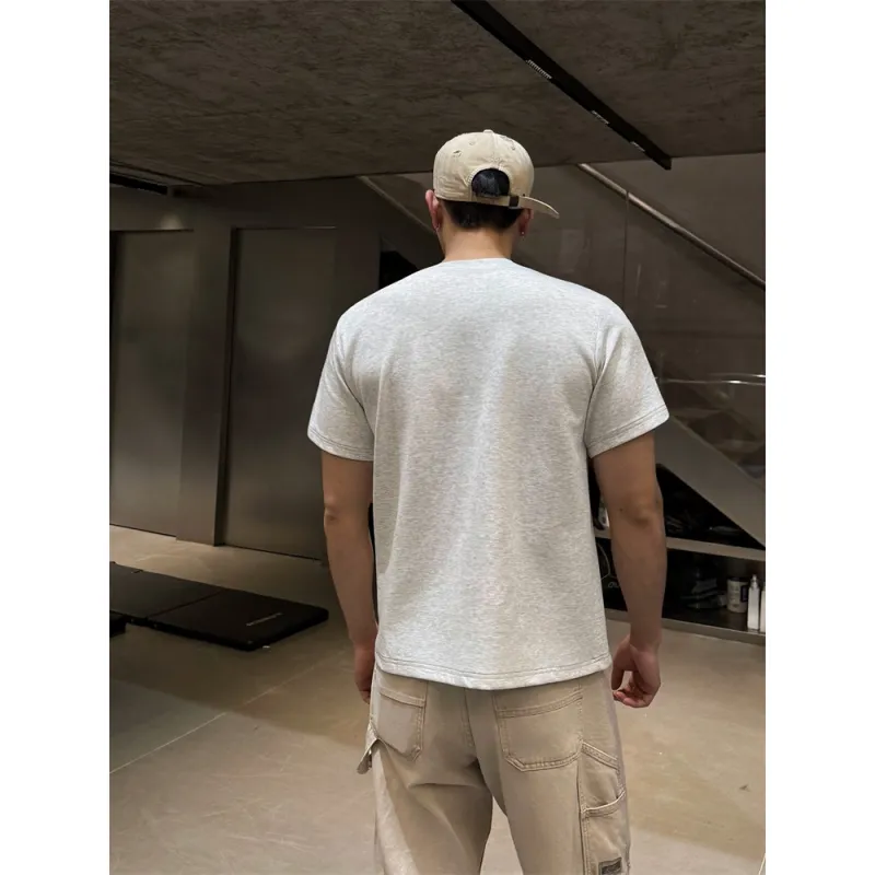 MIIRACER Minimalist Style Basic T Shirt Unisex-10