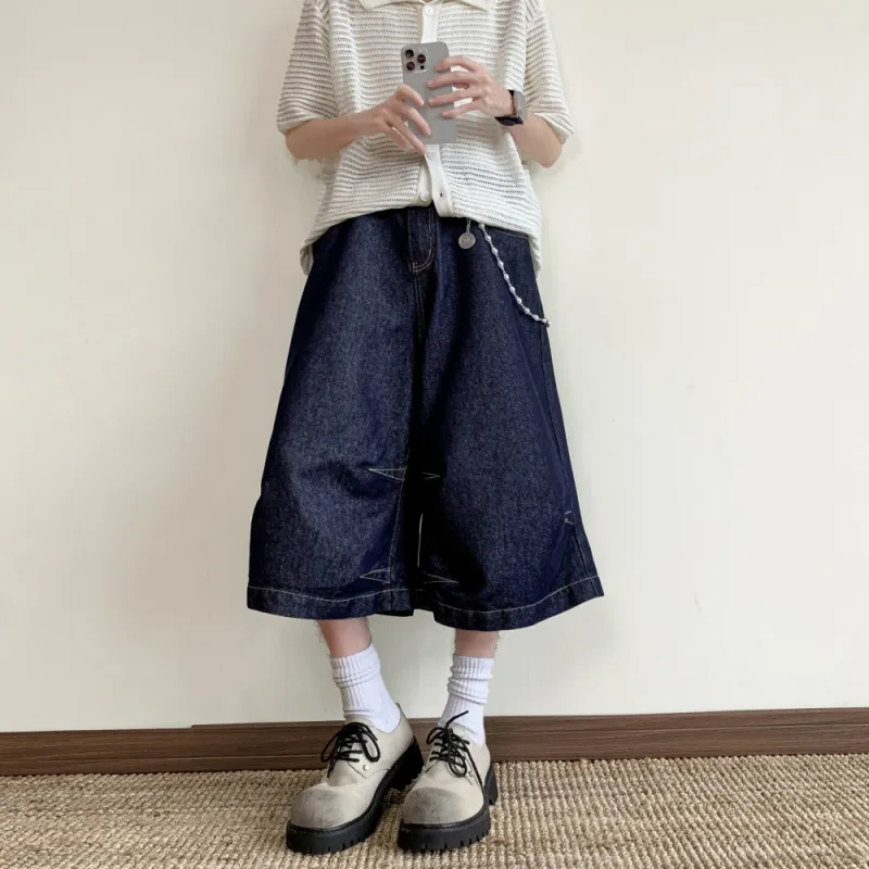 EMINU Denim Shorts Unisex-9