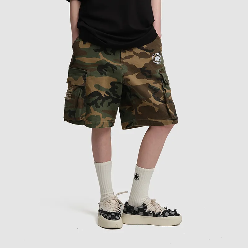PRO CITY Cargo Shorts Unisex Camouflage-3