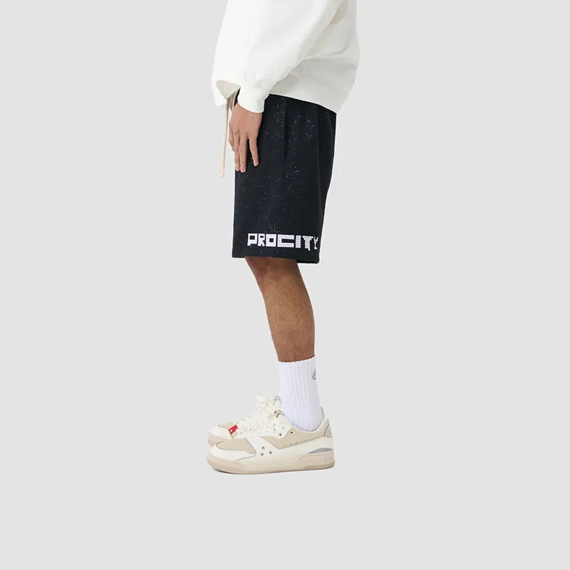 PRO CITY SS25 Casual Shorts Unisex Black-6