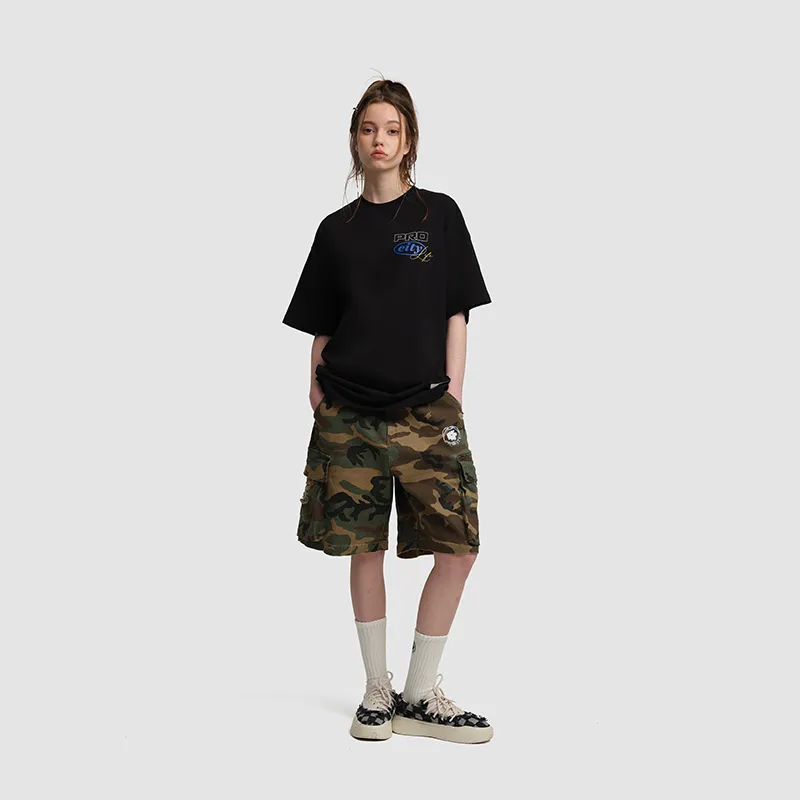 PRO CITY Cargo Shorts Unisex Camouflage-12