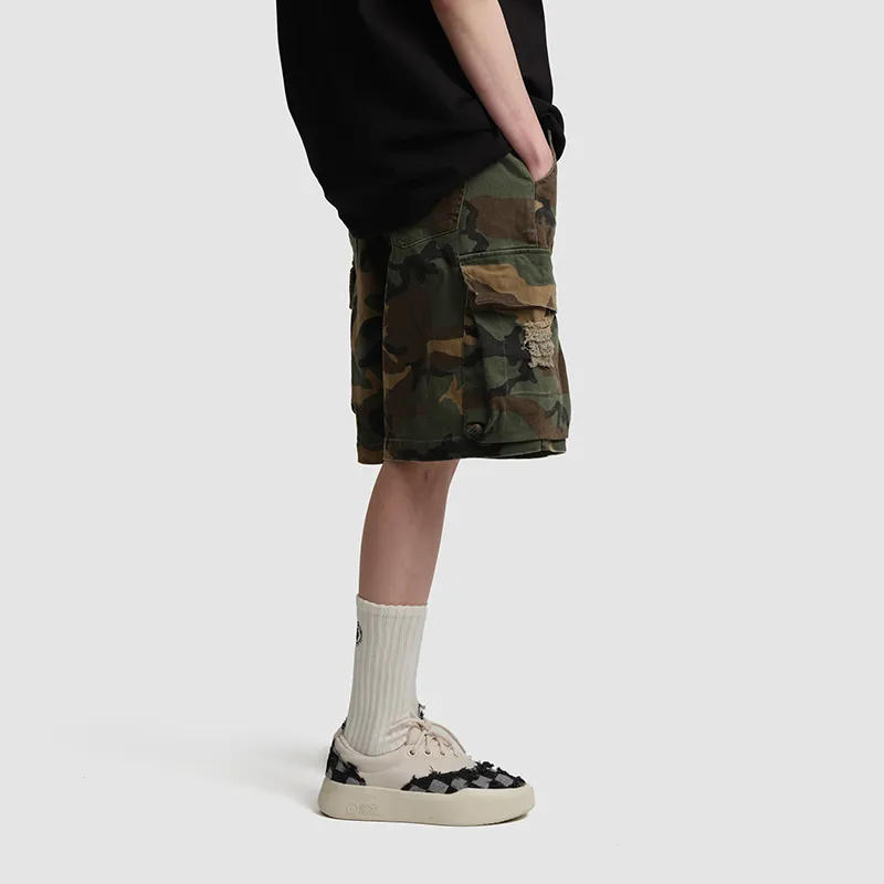 PRO CITY Cargo Shorts Unisex Camouflage-4