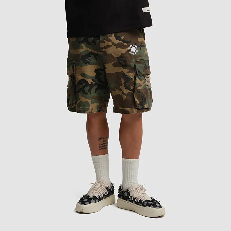 PRO CITY Cargo Shorts Unisex Camouflage-2