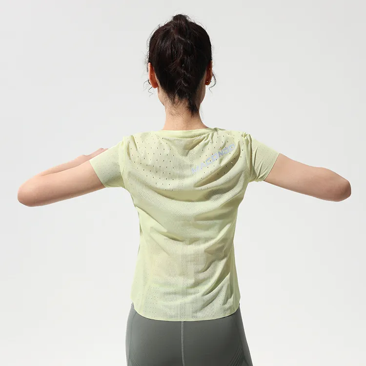 Macondo Regular T Shirt Women's Dancing Yellow-1