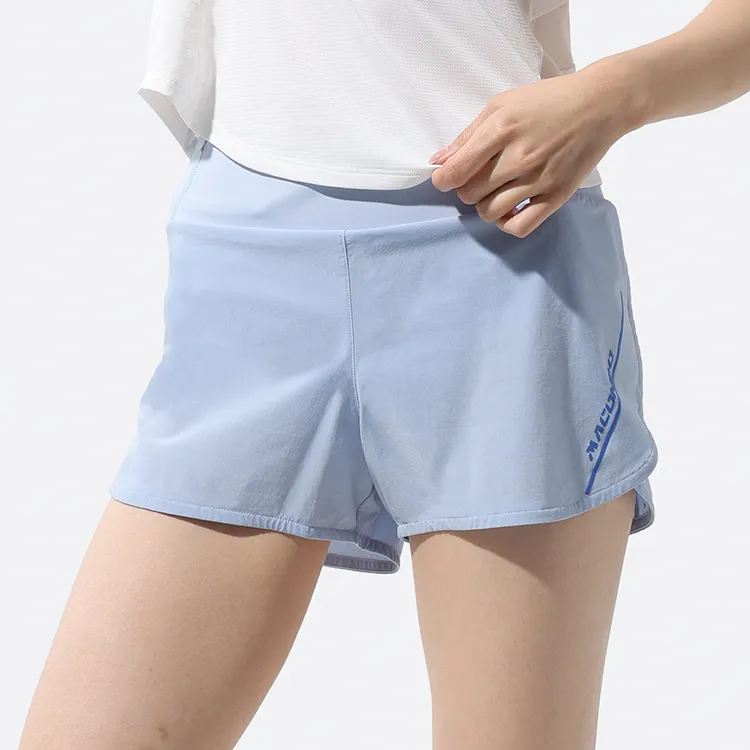 Macondo Sports Shorts Women's Blue Shimmer-2