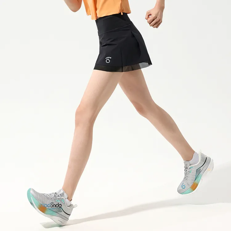 Macondo Casual Short Skirts Women's Black-2