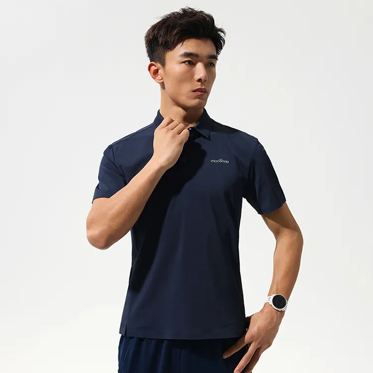Macondo Polo Shirt Men's Night Sea Blue-2