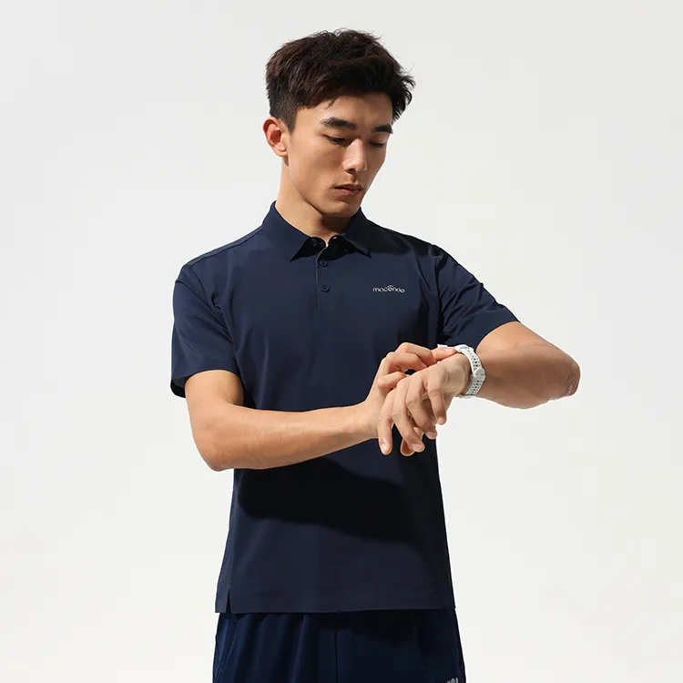 Macondo Polo Shirt Men's Night Sea Blue-1