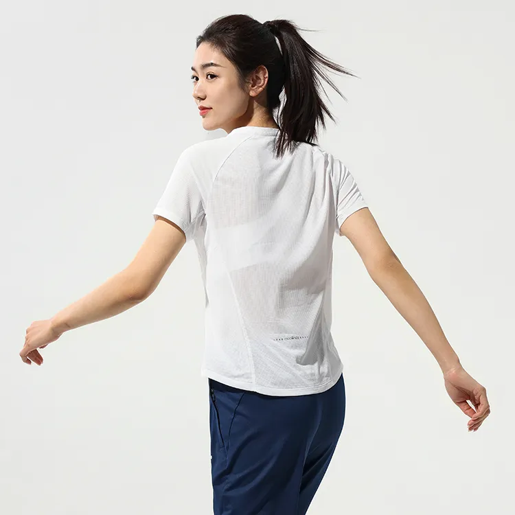 Macondo Raglan Sleeve T Shirt Women's White-1