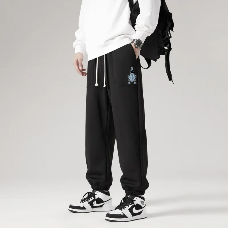 DUNHUANG INSPIRATION 2023 Winter Casual Pants Cartoon Some Bunny Unisex-5