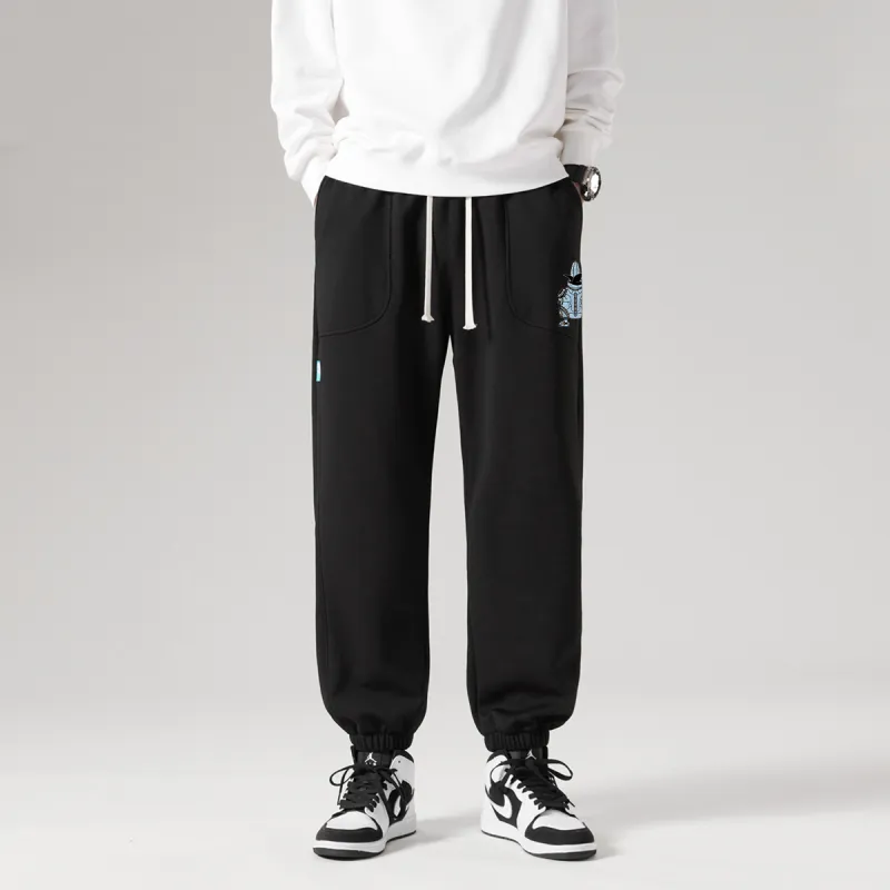 DUNHUANG INSPIRATION 2023 Winter Casual Pants Cartoon Some Bunny Unisex-4