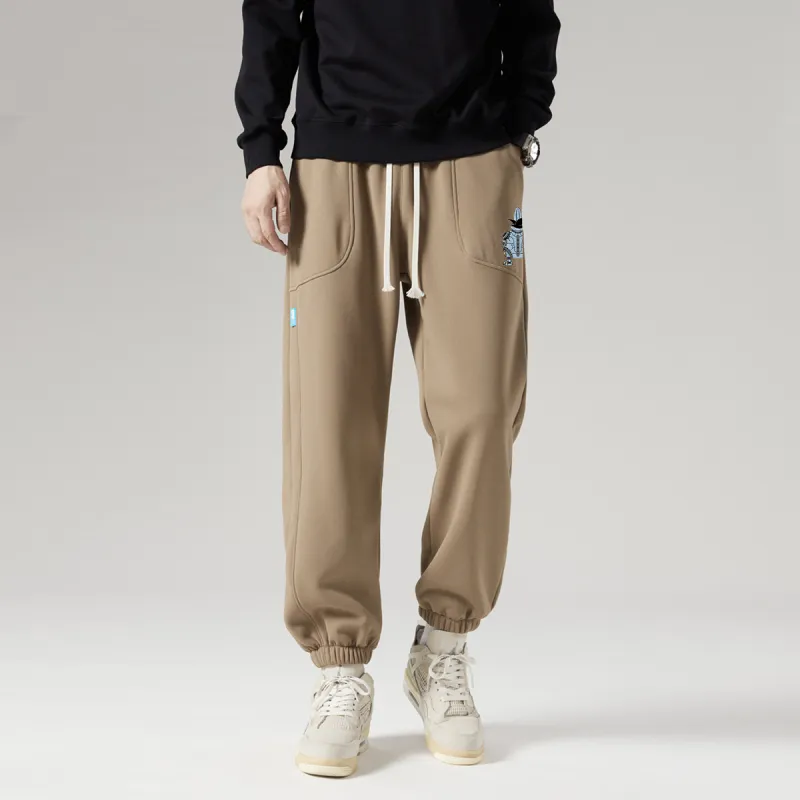 DUNHUANG INSPIRATION 2023 Winter Casual Pants Cartoon Some Bunny Unisex-14