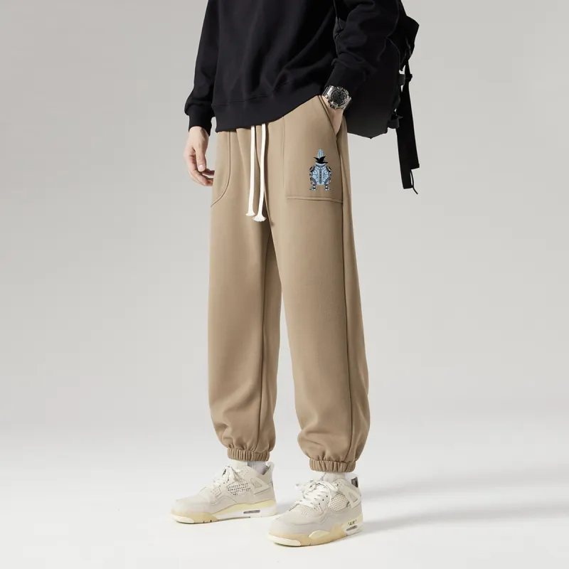 DUNHUANG INSPIRATION 2023 Winter Casual Pants Cartoon Some Bunny Unisex-15