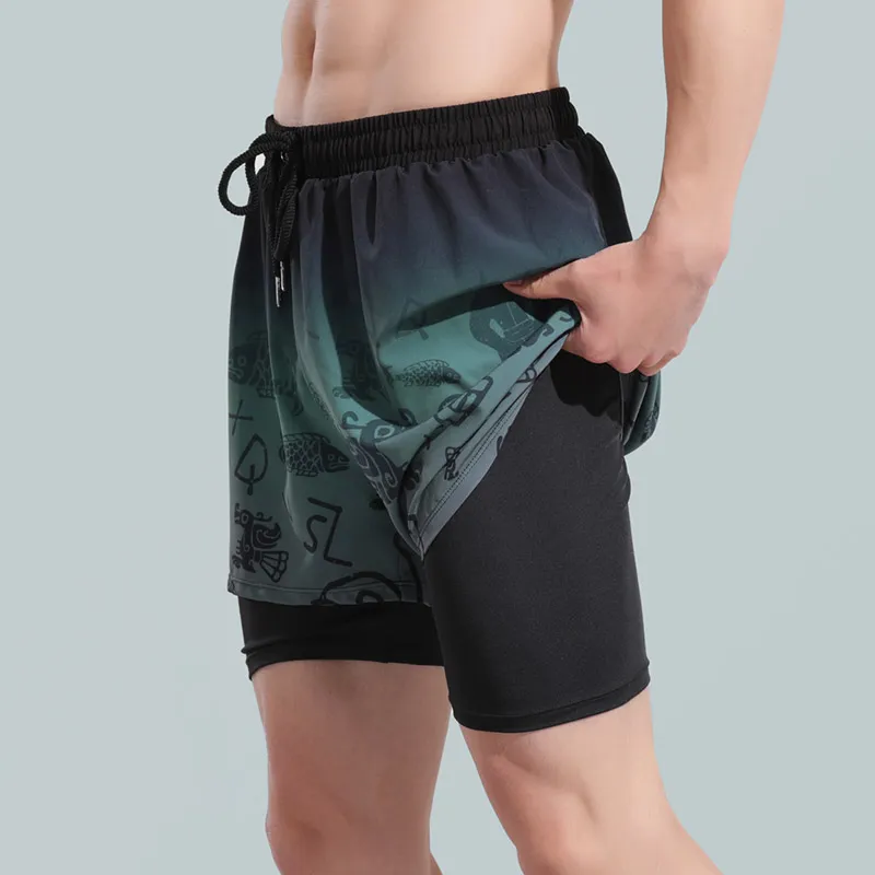XTEP Swimming Shorts Men's Black-1