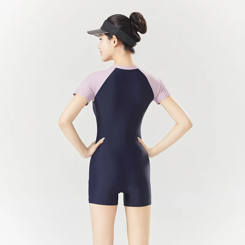 XTEP One piece Swimsuit Women's Pink-5