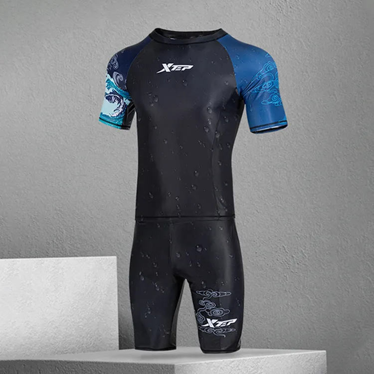XTEP Swimming Shorts Men's Black-1