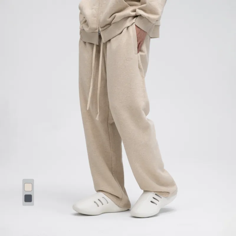 Fearless East Casual Pants Unisex Beige Linen-2