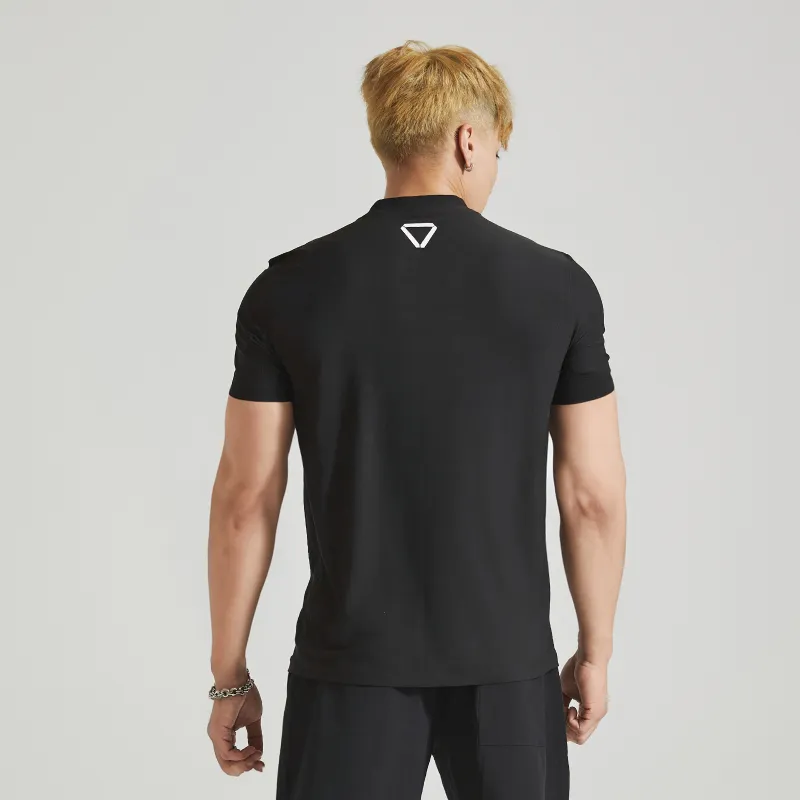 Fearless East Quick Dry Short Sleeved T Shirts Men's Black-2