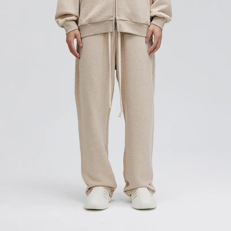 Fearless East Casual Pants Unisex Beige Linen-3