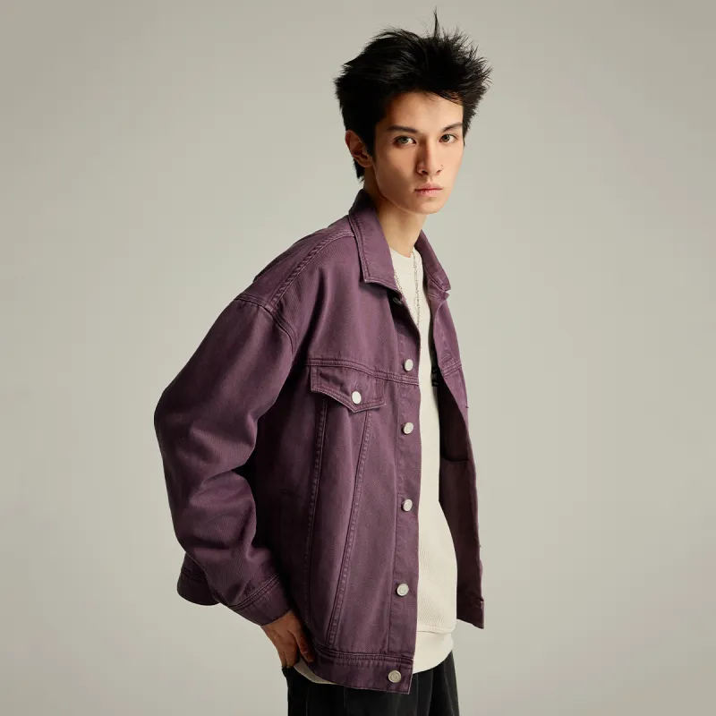 TESTUNG Denim Jackets Men-3