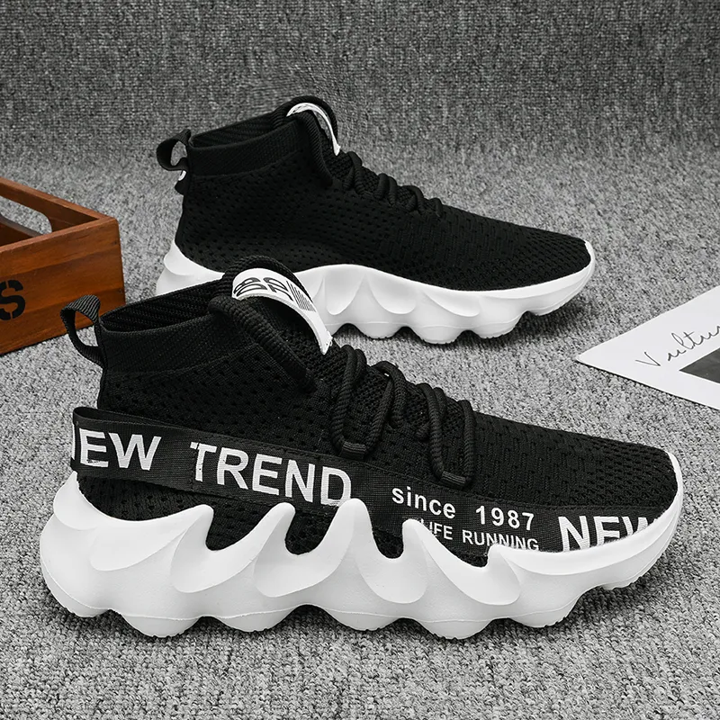 Frank Mully High Top Fashion Trendy And Stylish, Versatile Men's-14